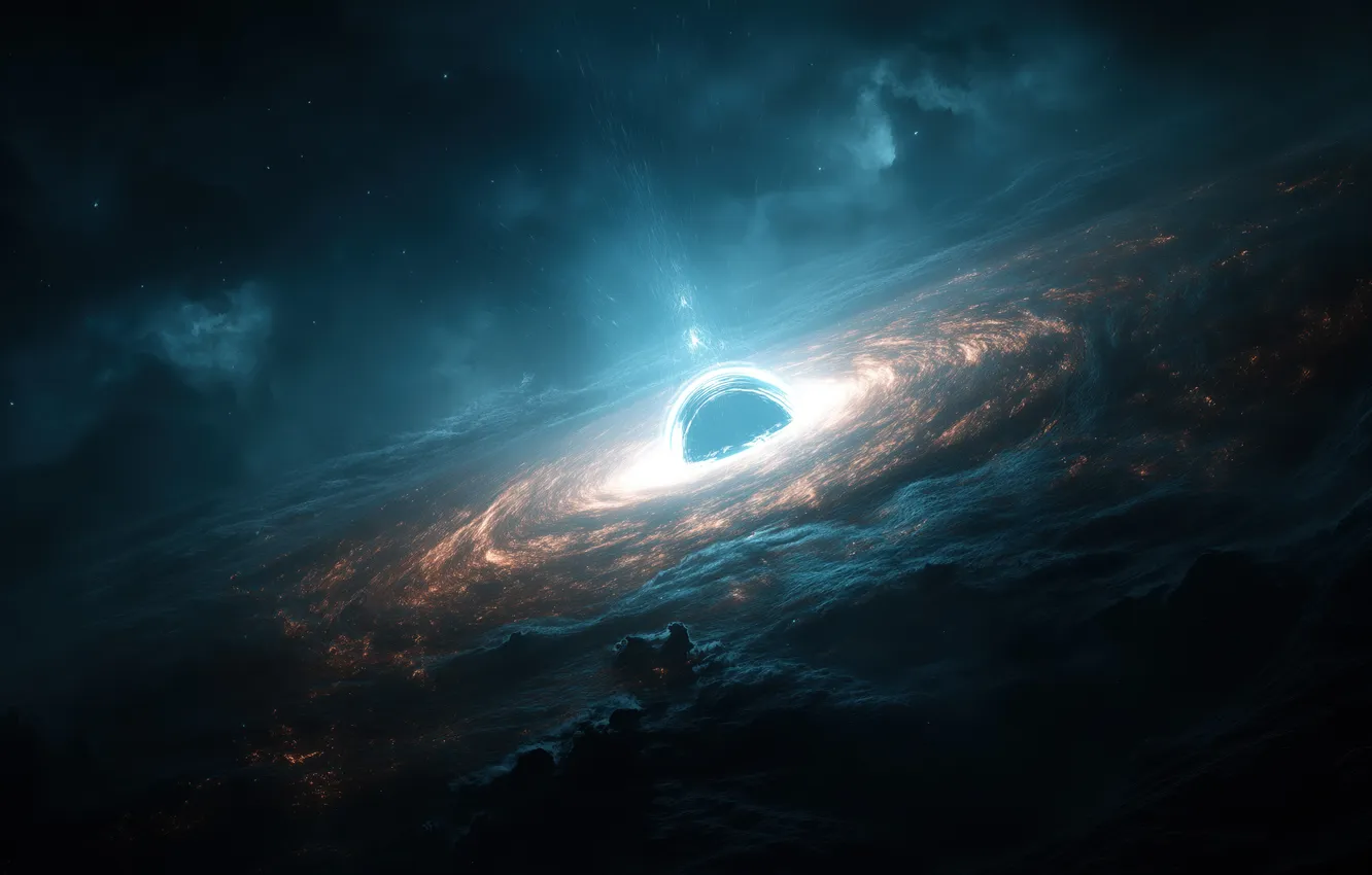 Фото обои space, univerce, black holes