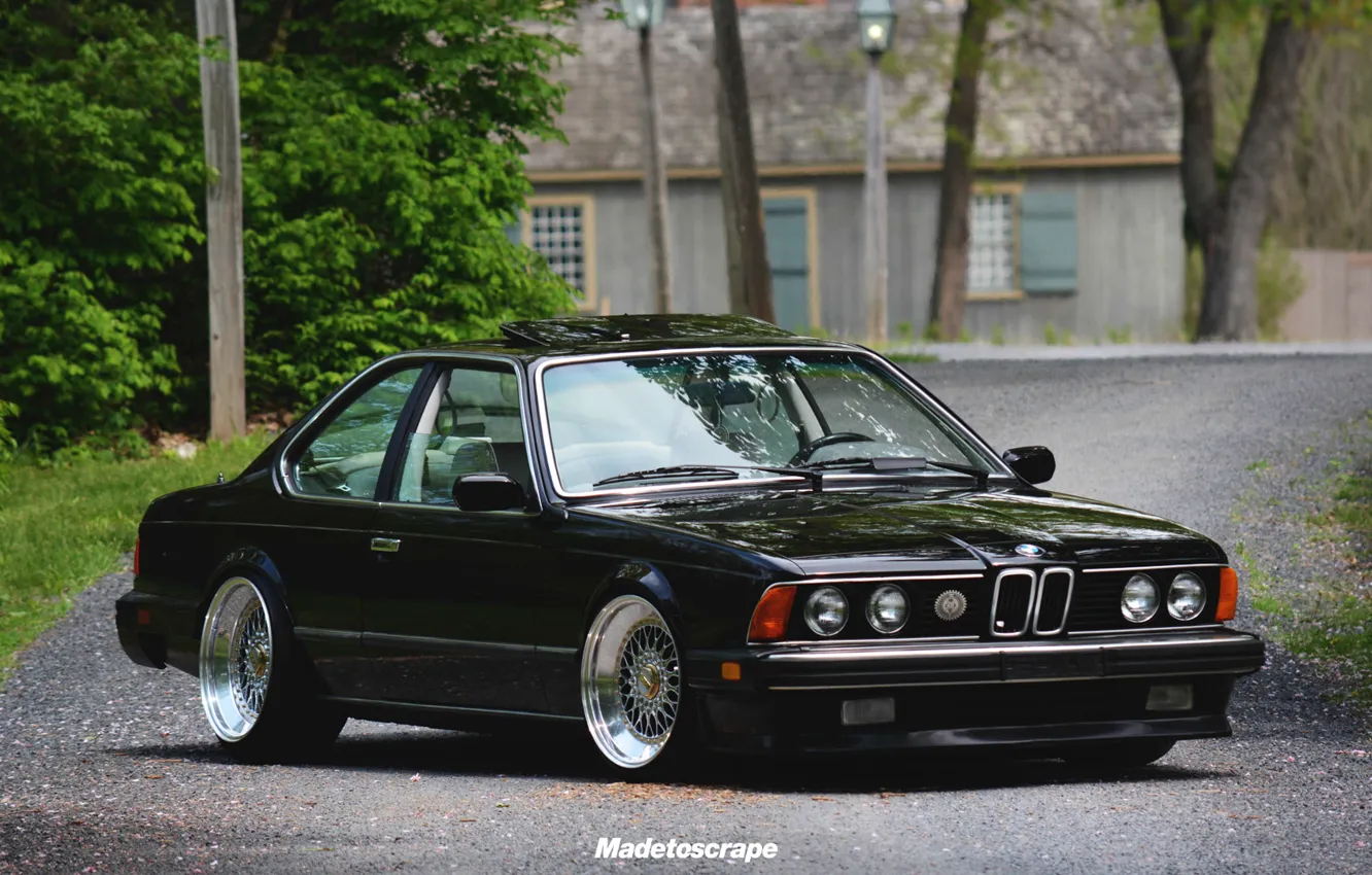 Фото обои BMW, BBS, E24