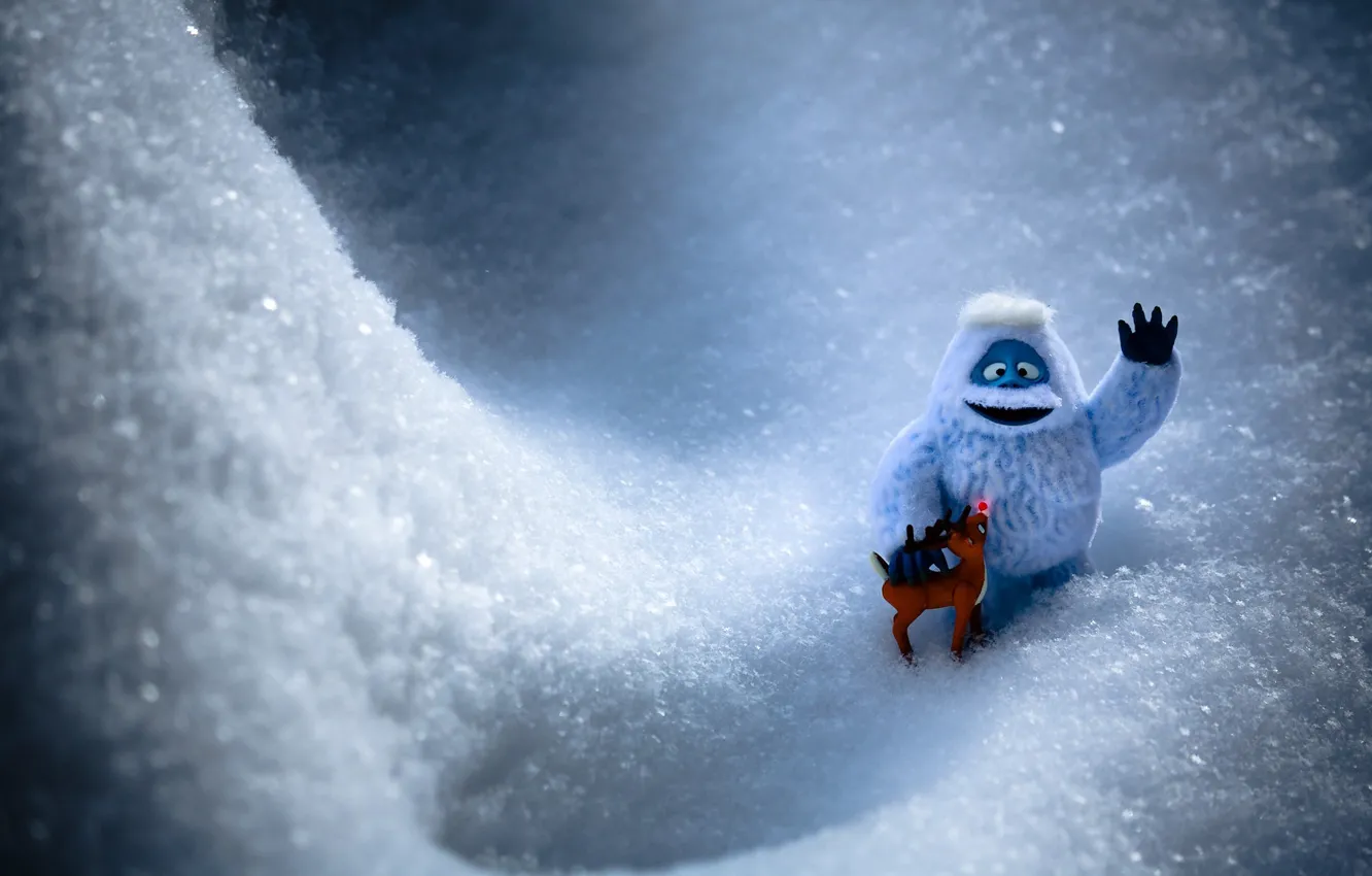 Фото обои cinema, blizzard, snow, movie, animal, film, animated film, reindeer