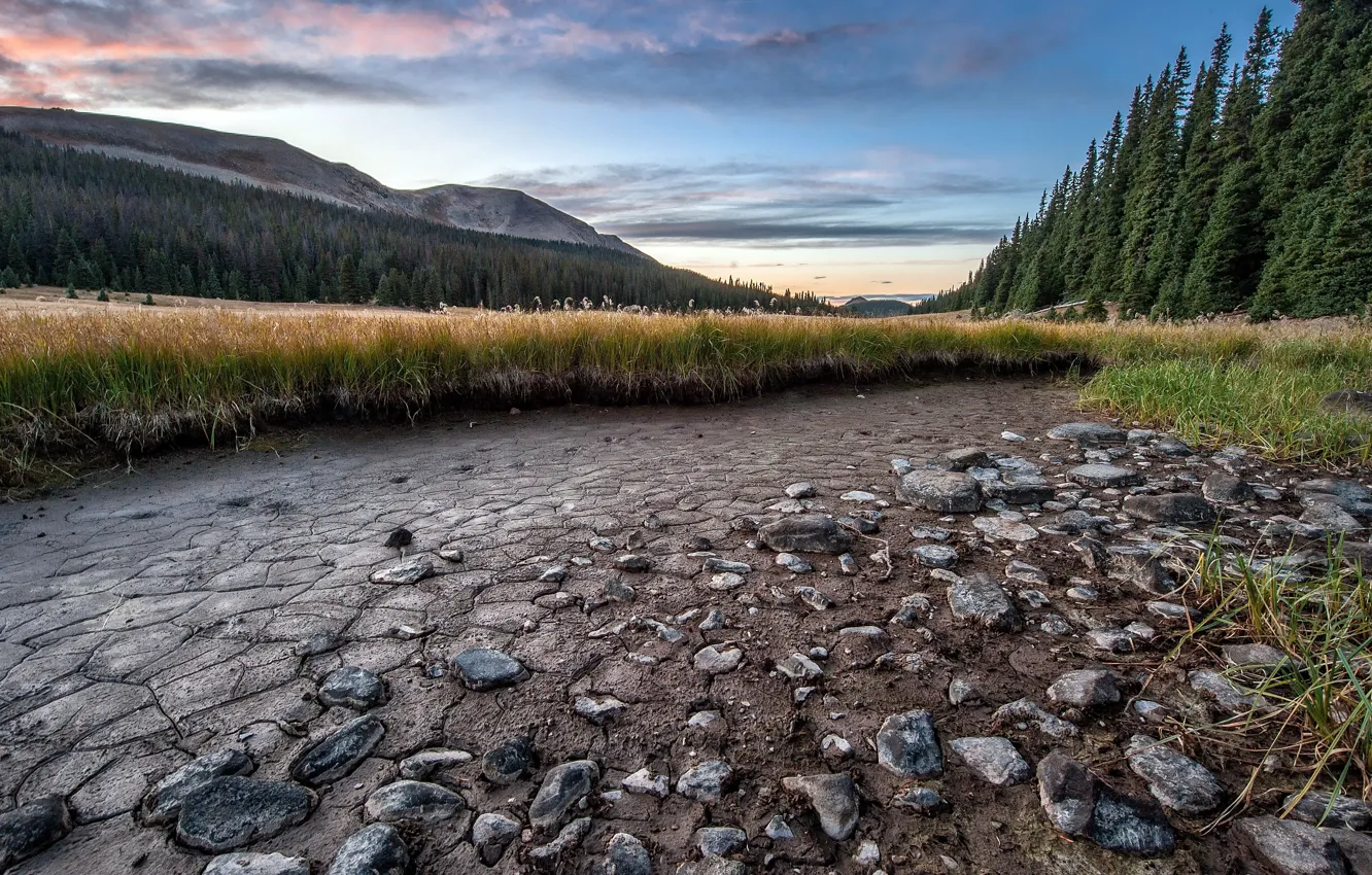 Фото обои sunset, Colorado, Fall Creek Trailhead