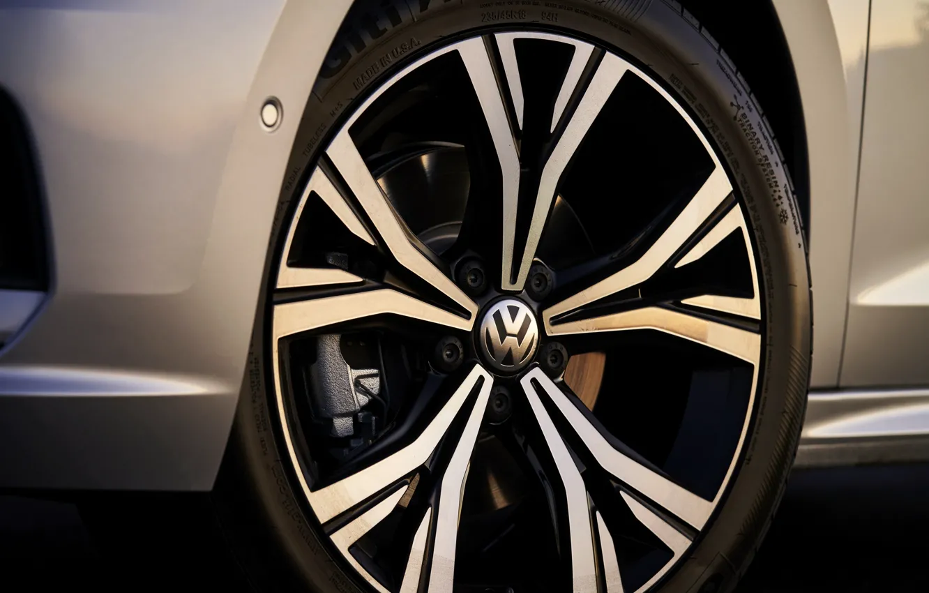 Фото обои колесо, Volkswagen, седан, Passat, 2020, 2019, US Version