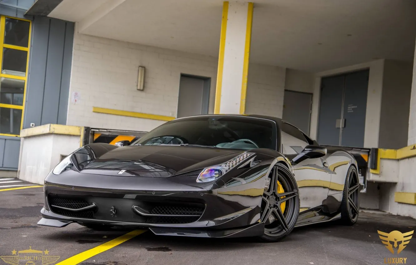 Фото обои Ferrari, 2014, 458 Italia, Tuned by Luxury Custom