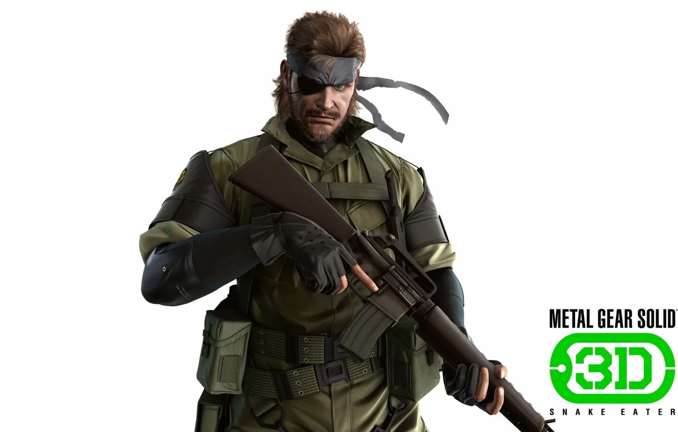 Фото обои gun, game, soldier, weapon, war, Snake, spy, Metal Gear
