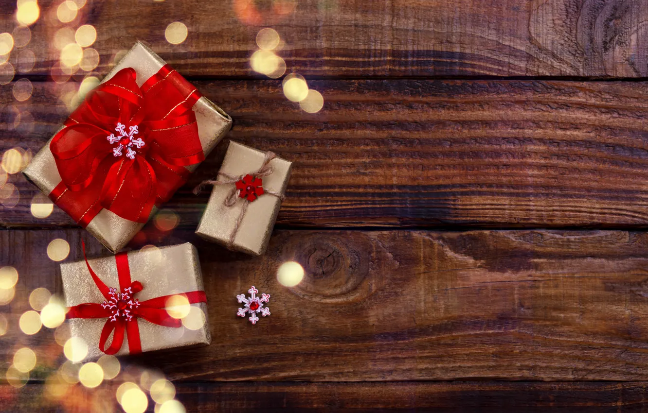 Фото обои украшения, Новый Год, Рождество, подарки, Christmas, wood, New Year, gift