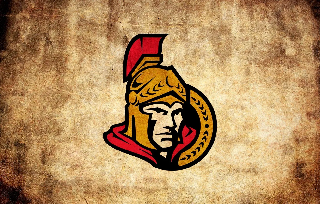 Фото обои Логотип, NHL, Хоккей, Ottawa, Сенаторс, Senators