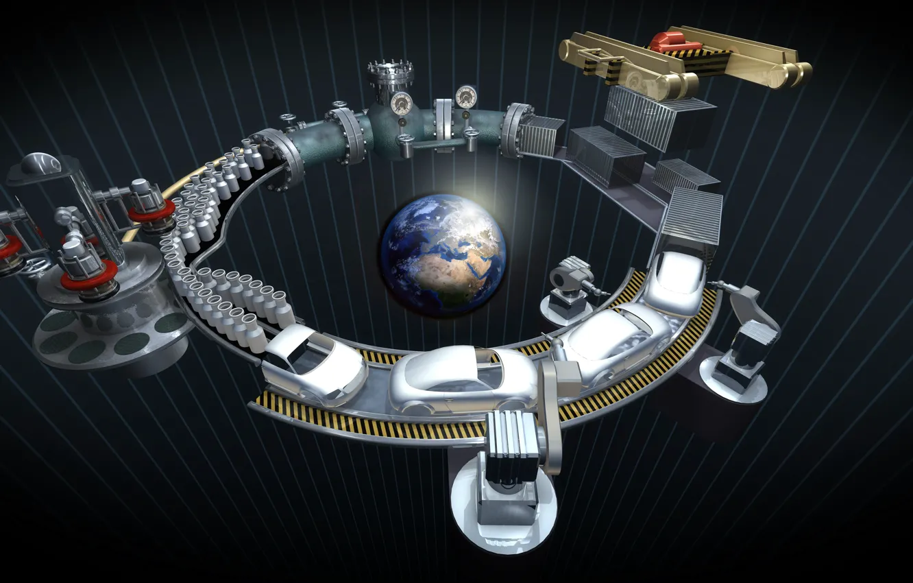 Фото обои земля, планетя, Окружающая среда