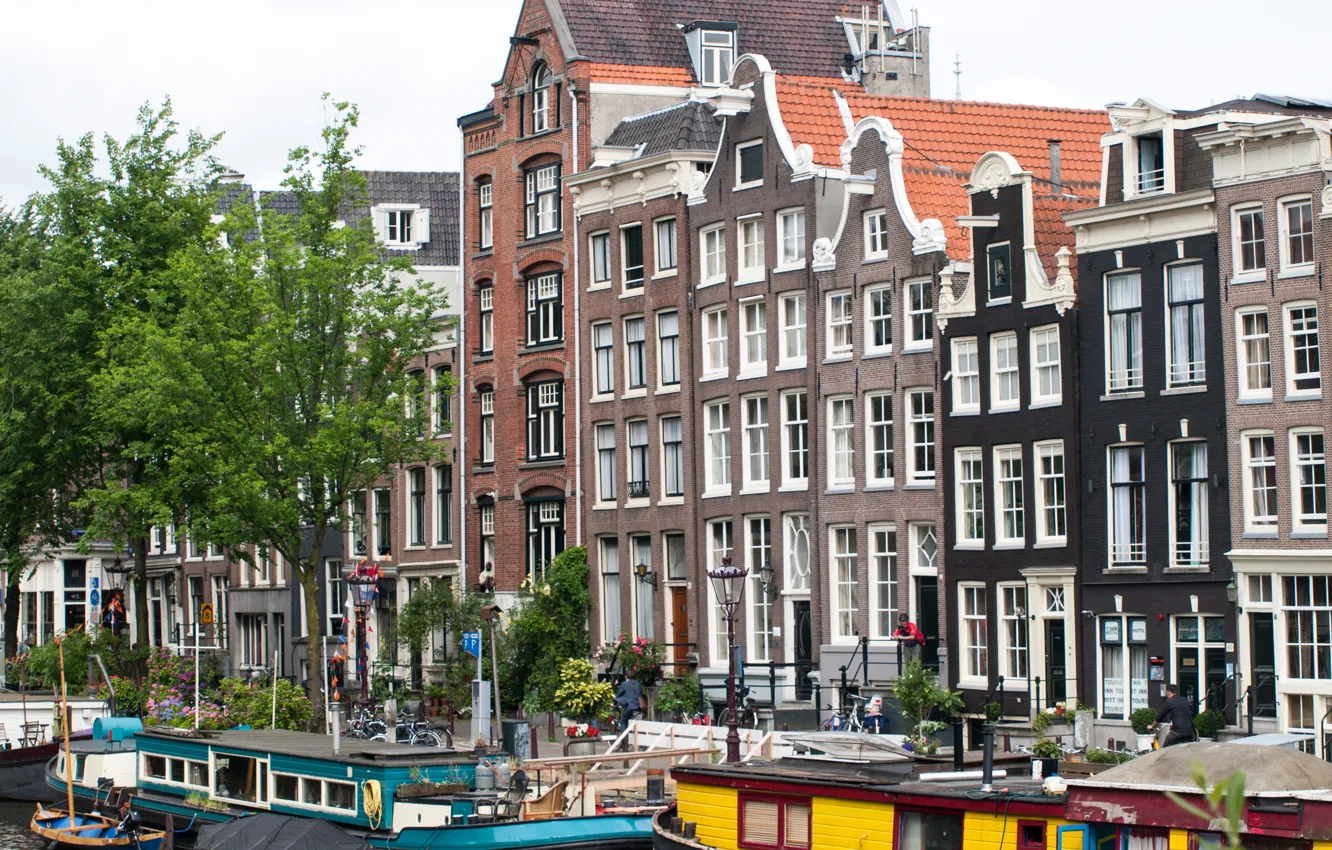 Фото обои здания, Амстердам, Нидерланды, архитектура, Amsterdam, architecture