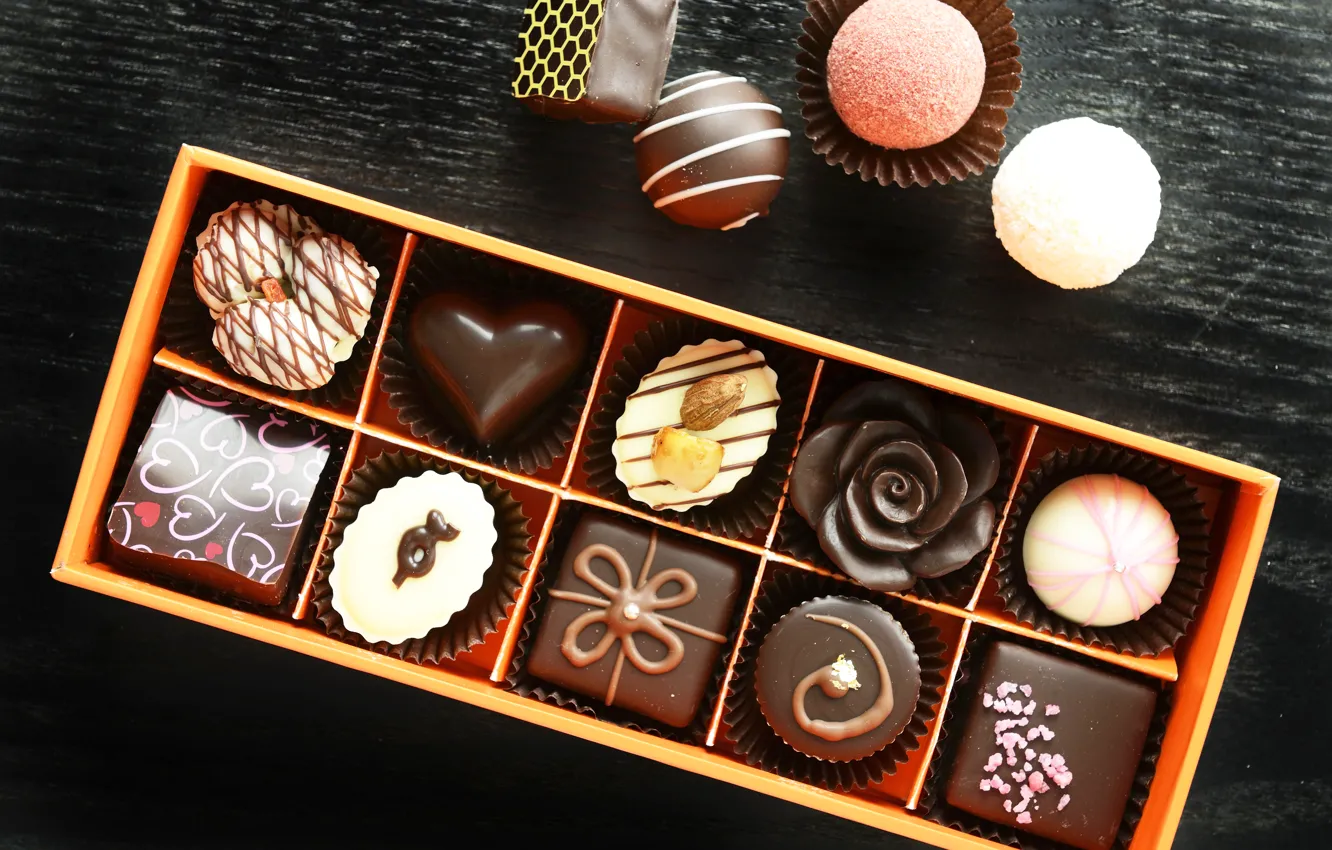 Фото обои шоколад, конфеты, сладкое, chocolate, sweet, candy