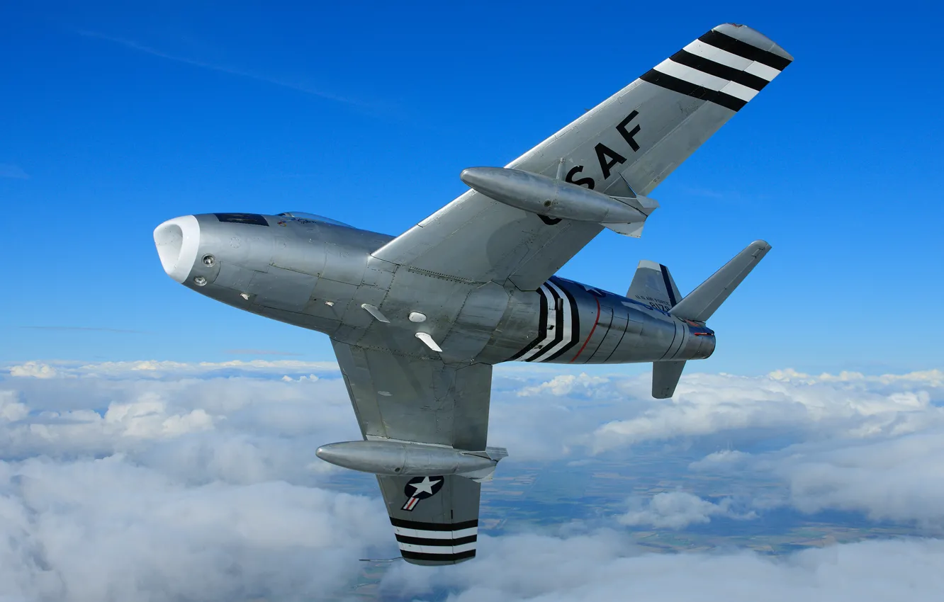 Фото обои USAF, North American, F-86 Sabre, North American F-86А Sabre