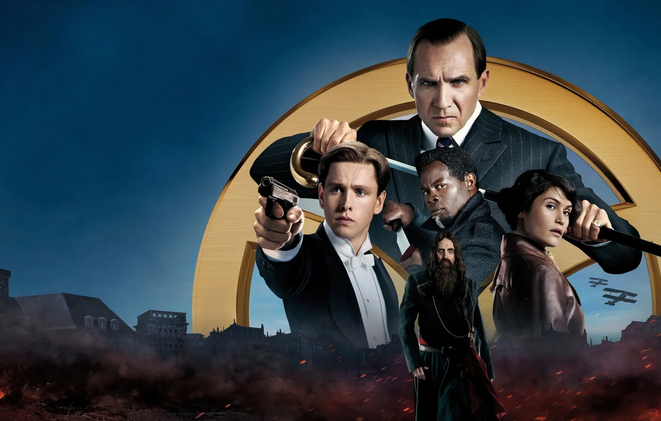 Фото обои приключения, боевик, постер, Джемма Артертон, Ralph Fiennes, Рэйф Файнс, Gemma Arterton, Djimon Hounsou