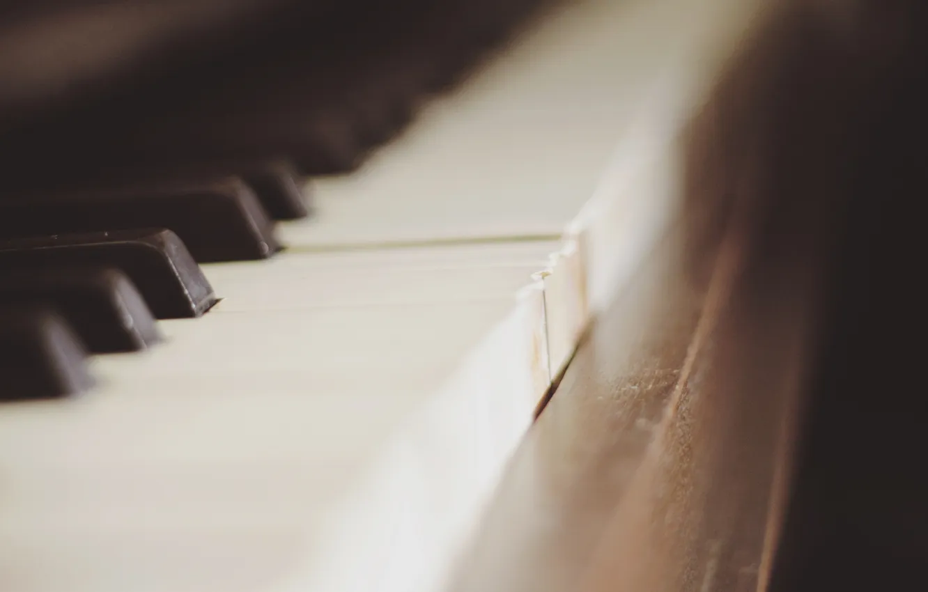 Фото обои клавиши, пианино, музыкальный инструмент
