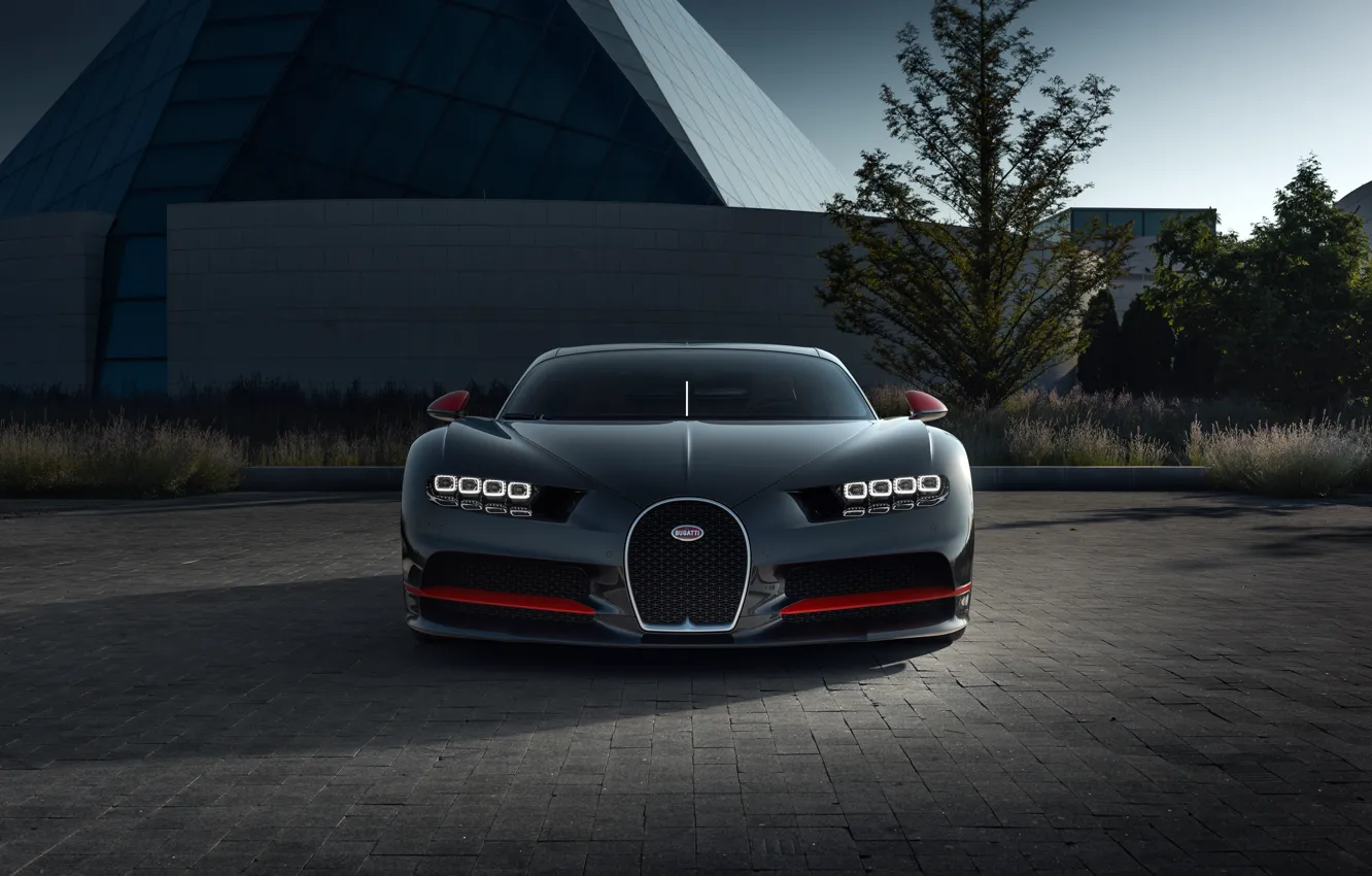 Фото обои Bugatti, суперкар, гиперкар, CGI, Chiron, 2019