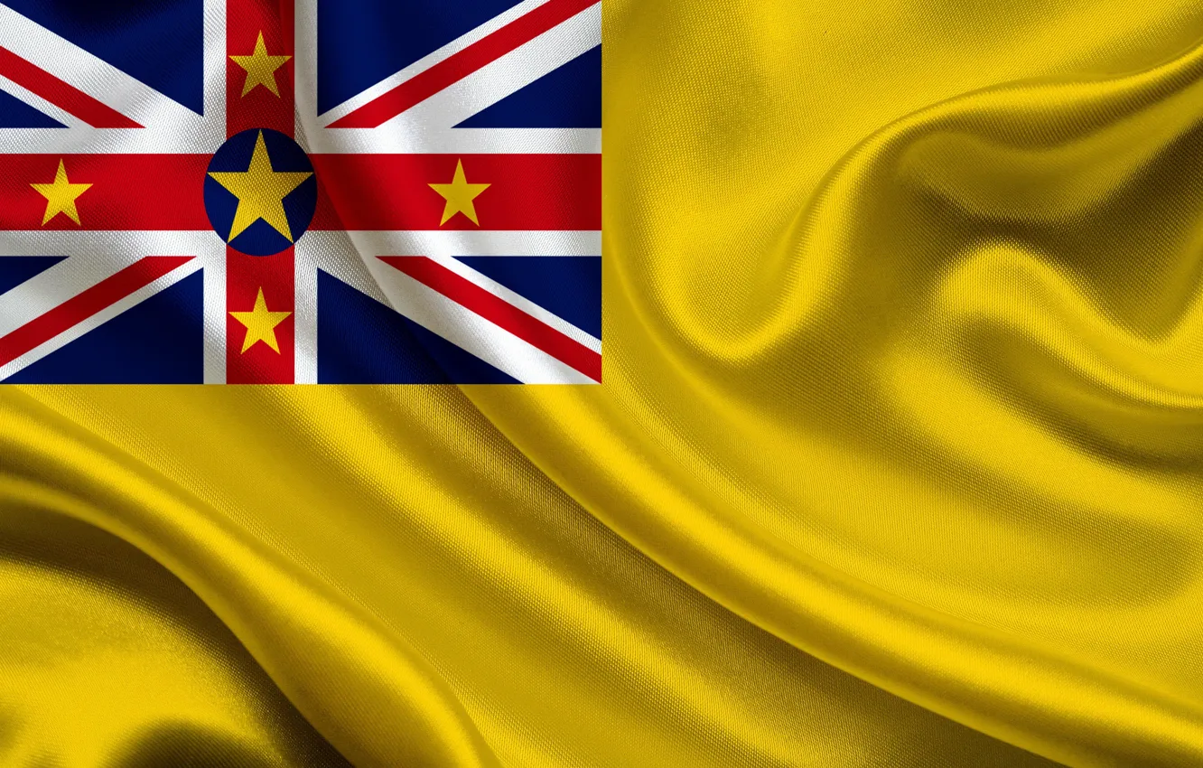 Фото обои Флаг, Ниуэ, Niue