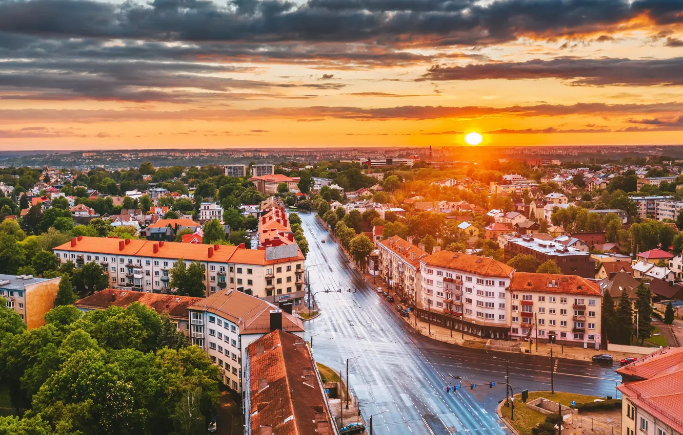 Фото обои Lithuania, Kaunas, Žaliakalnis