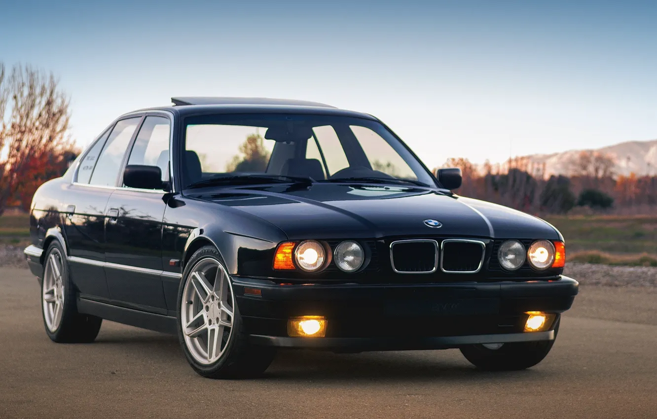 Фото обои BMW, E34, 5-Series, 540I
