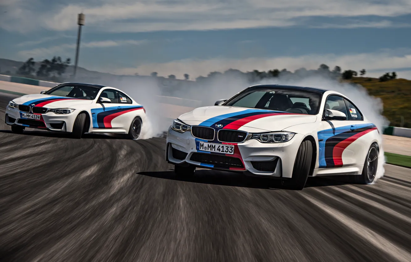 Фото обои BMW, Drift, Motorsport, f82, 4er