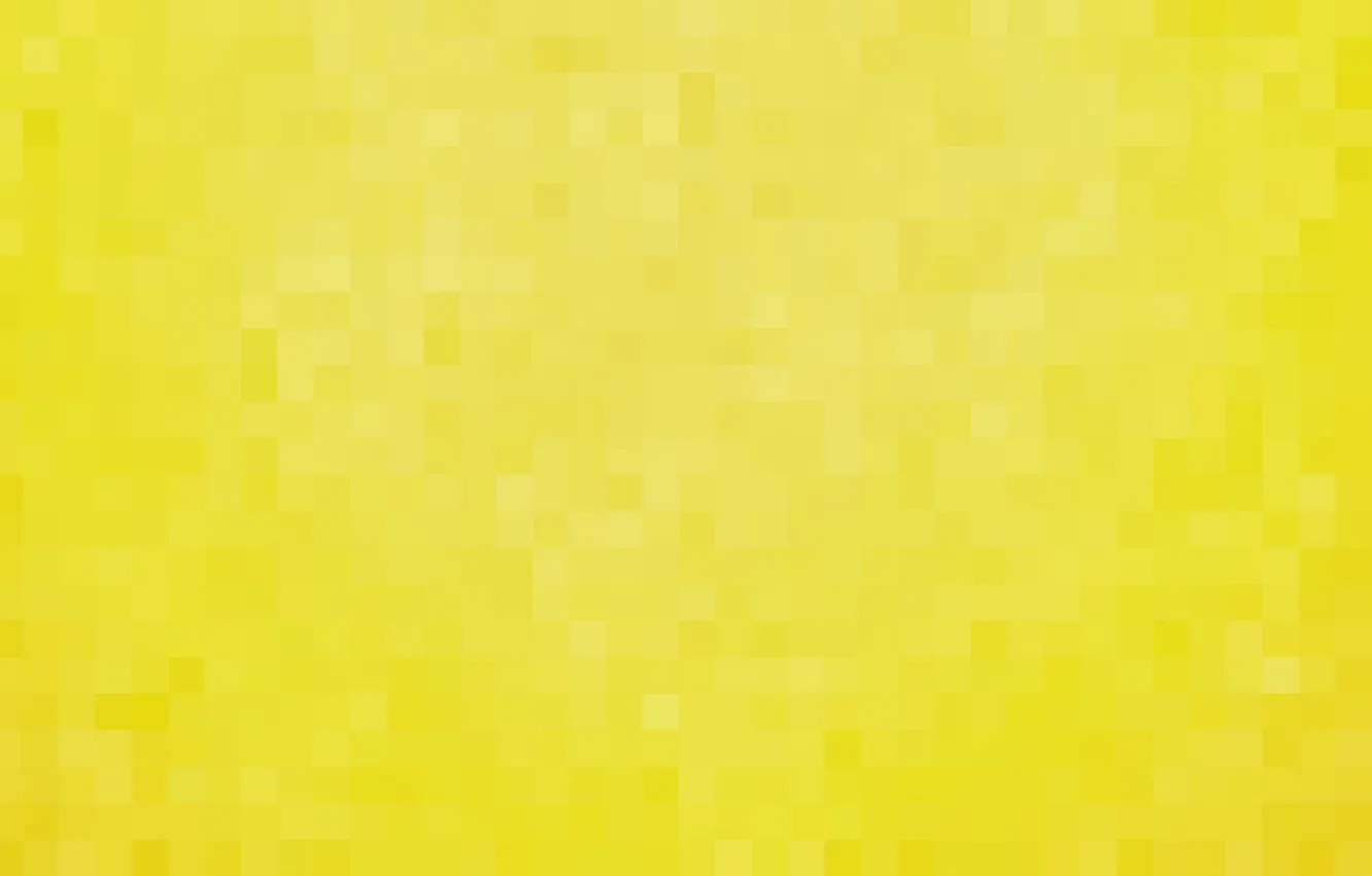 Фото обои жёлтый, фон, обои, пиксели, квадрат