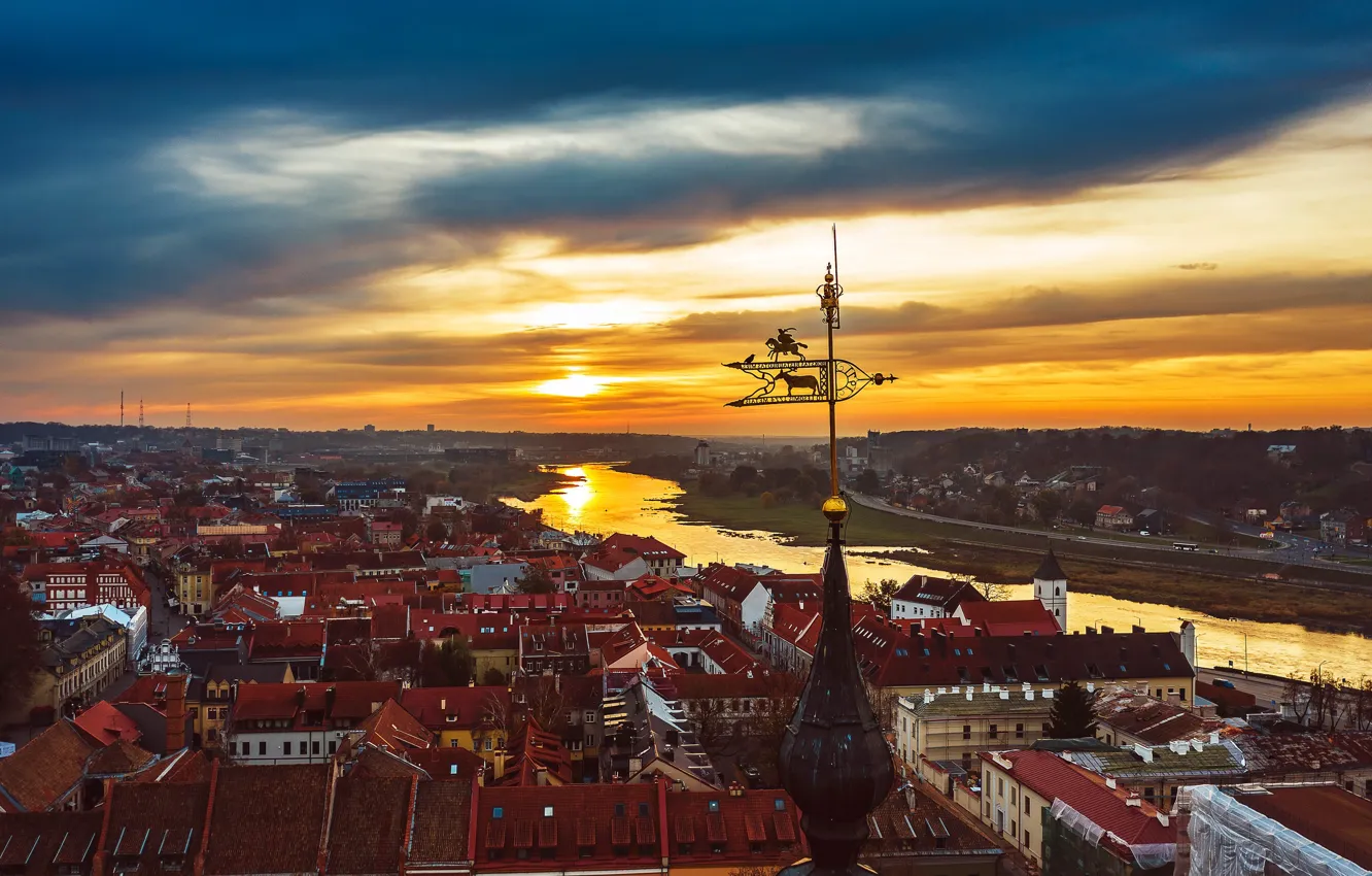 Фото обои Lietuva, Kaunas, Senamiestis