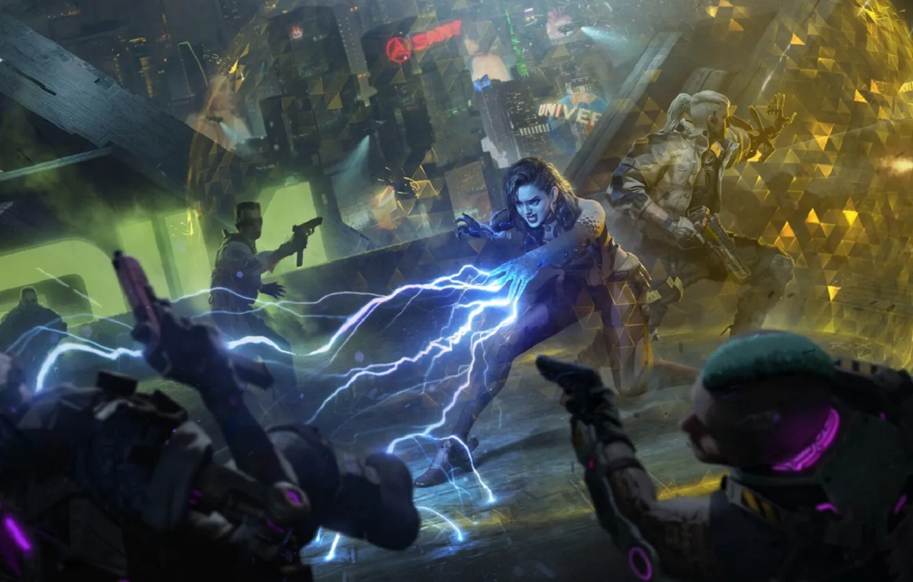 Фото обои Геральт из Ривии, CD Projekt RED, Cyberpunk 2077, Ведьмак 3 Дикая Охота, Yennefer of Vengerberg, …