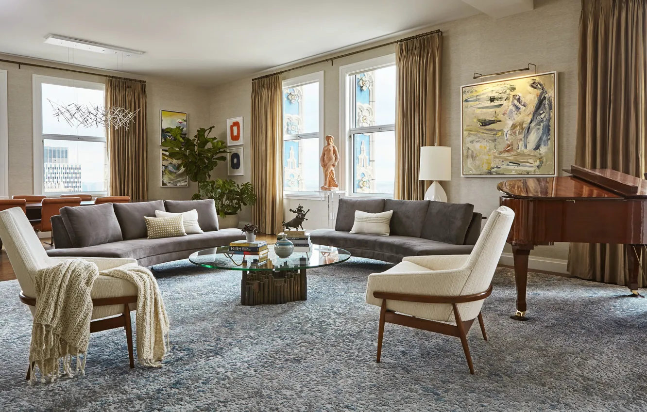 Фото обои дизайн, стиль, интерьер, рояль, гостиная