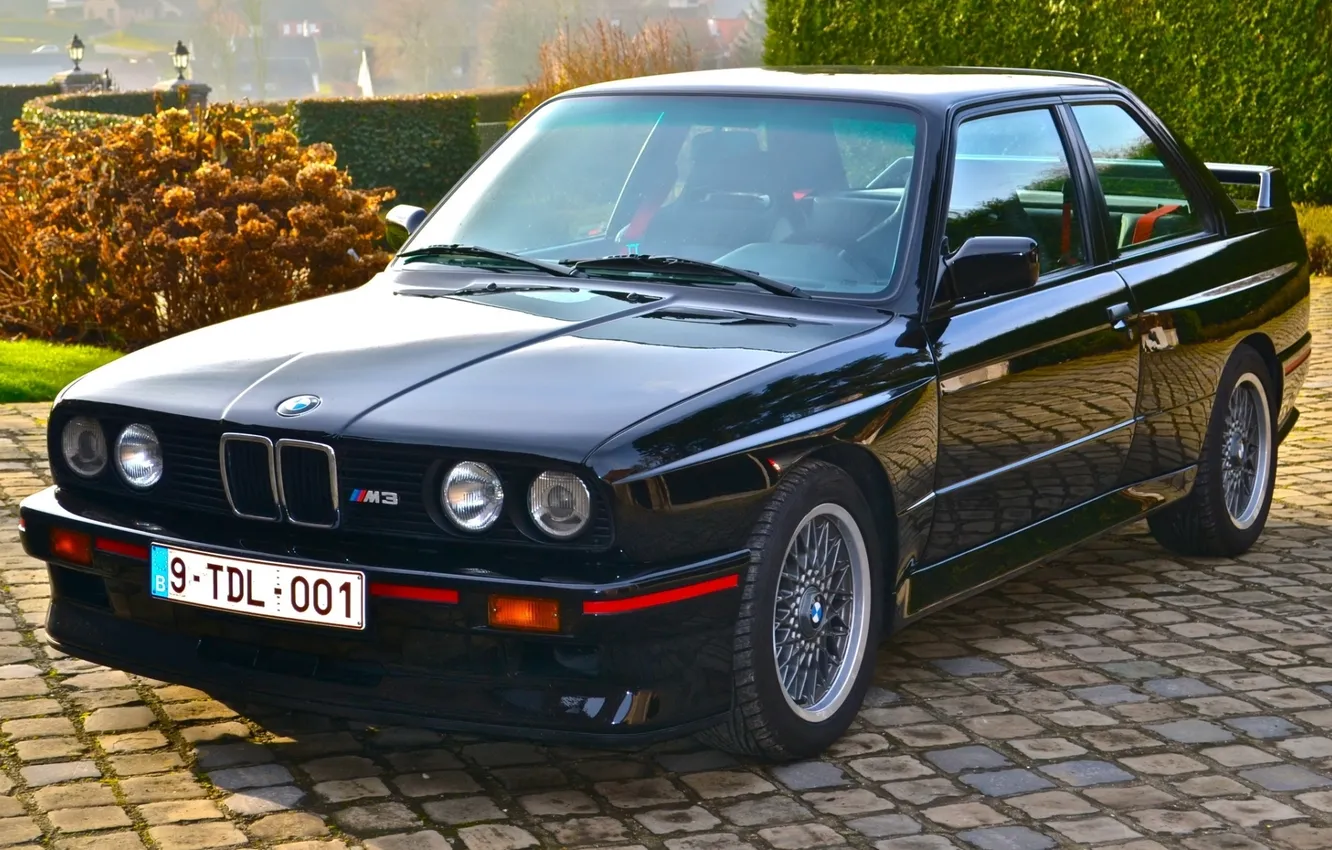 Фото обои BMW, БМВ, Evolution, передок, Sport, E30, 1989