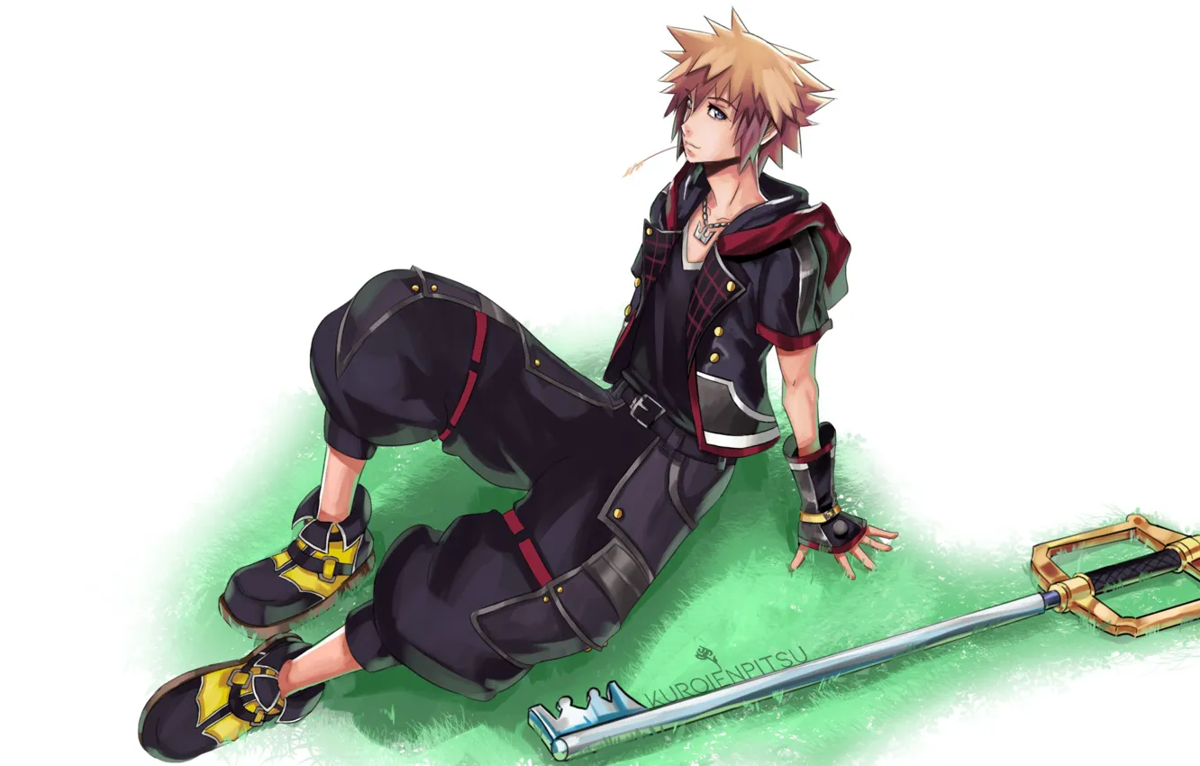 Фото обои ключ, парень, Kingdom Hearts III