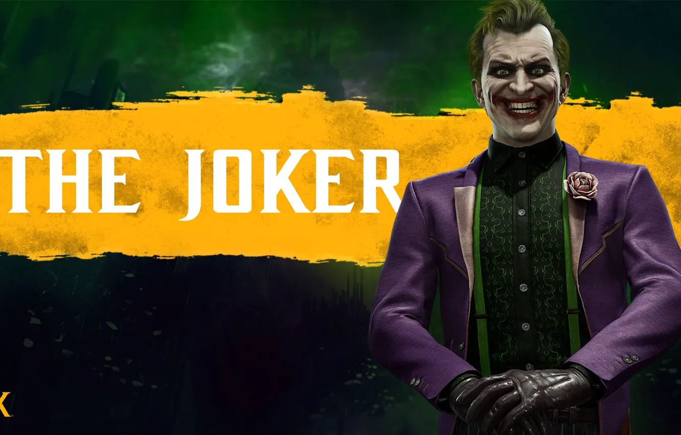 Фото обои Джокер, боец, персонаж, The Joker, Mortal Kombat 11, Смертельная Битва 11