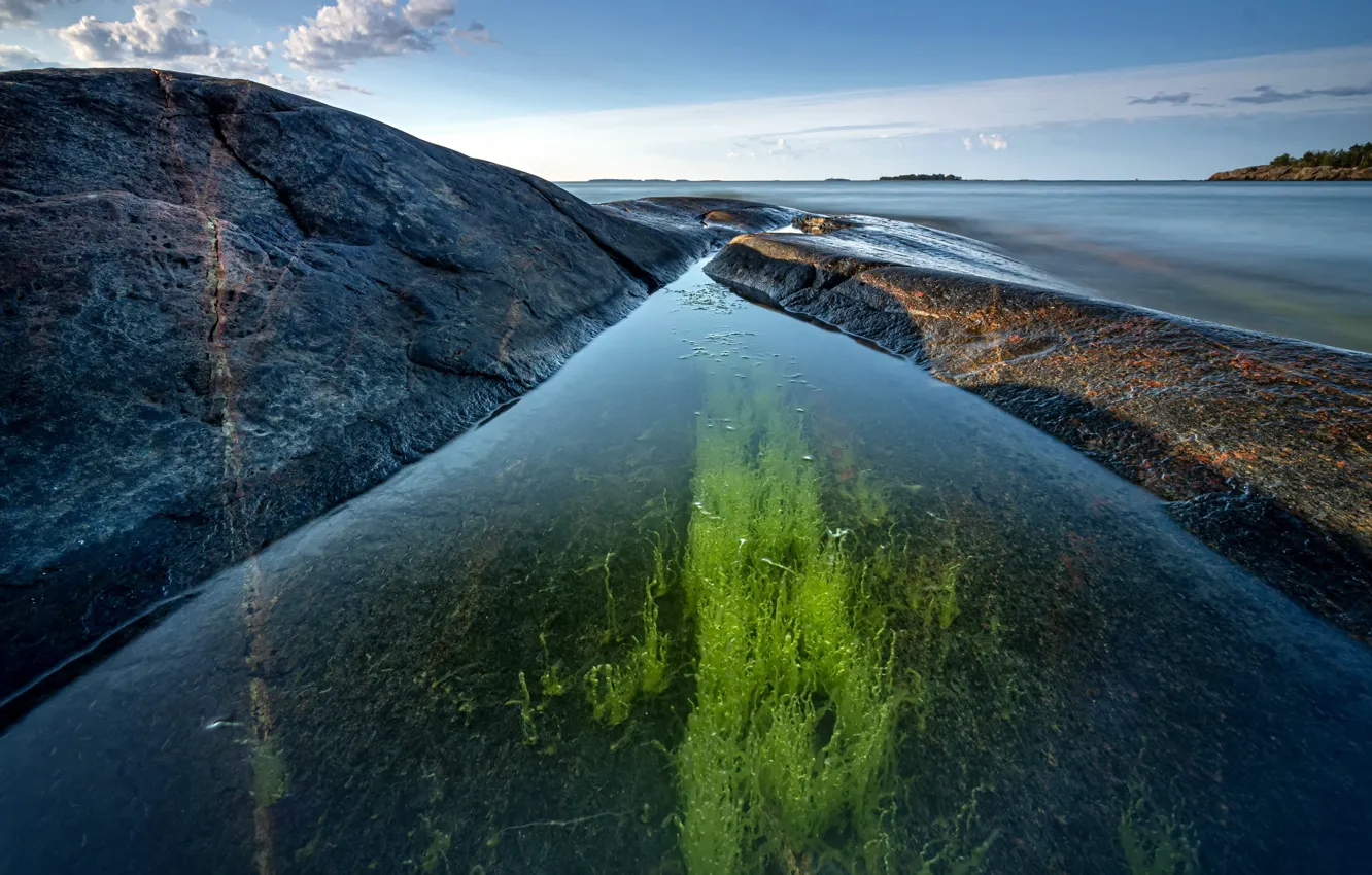 Фото обои море, природа, берег