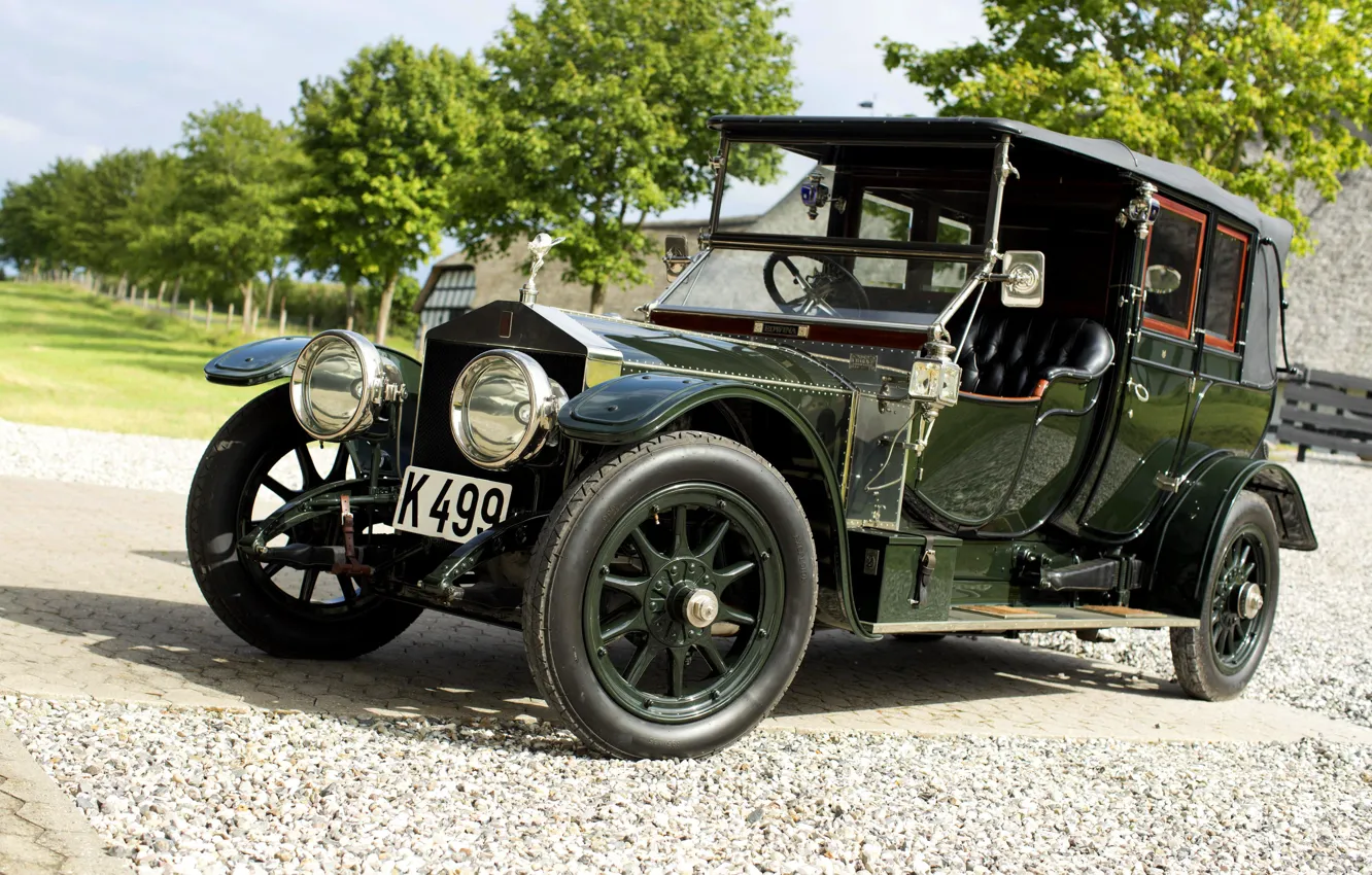 Фото обои Rolls-Royce, Cabriolet, роллс-ройс, Silver Ghost, 1912, Fry in the style of Barker