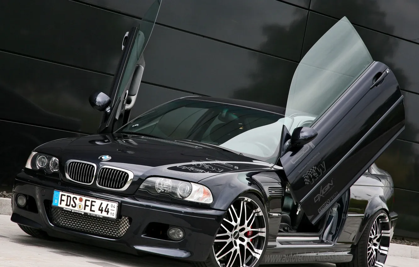 Фото обои car, bmw, black, auto, tuning, kneibler