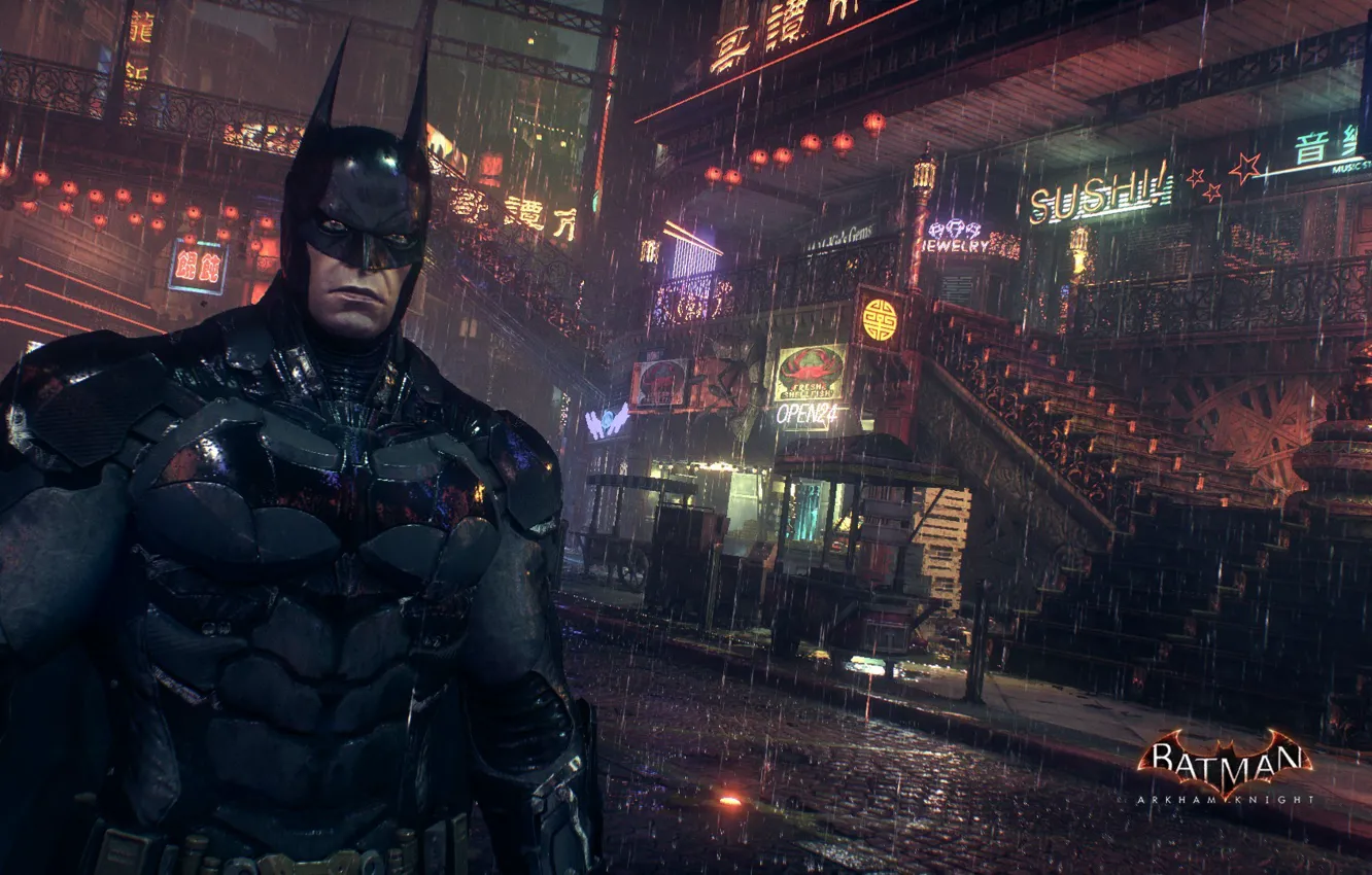 Фото обои Batman, games, Arkham Knight