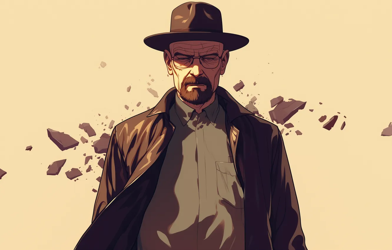 Фото обои Breaking Bad, Walter White, AI art