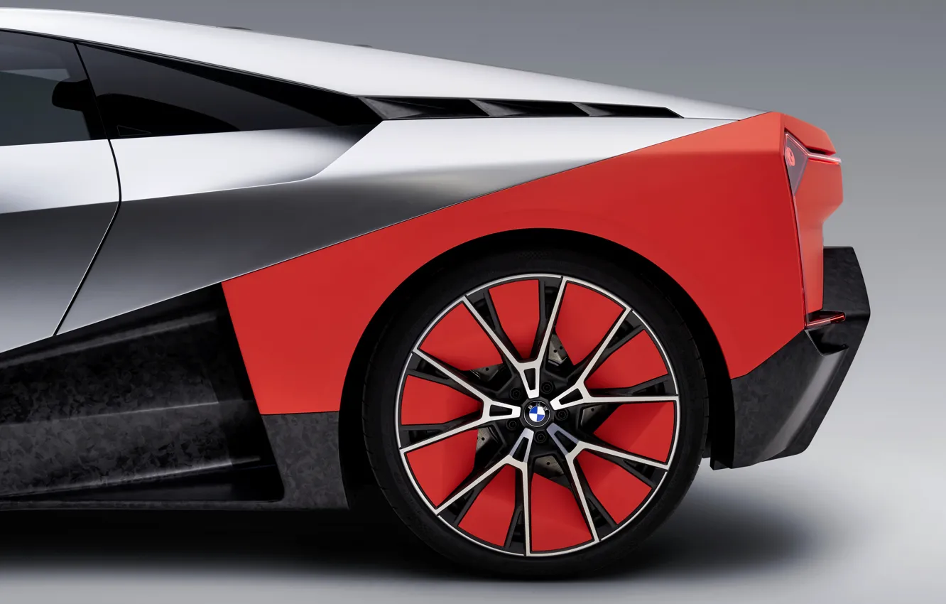 Фото обои купе, колесо, BMW, задняя часть, 2019, Vision M NEXT Concept