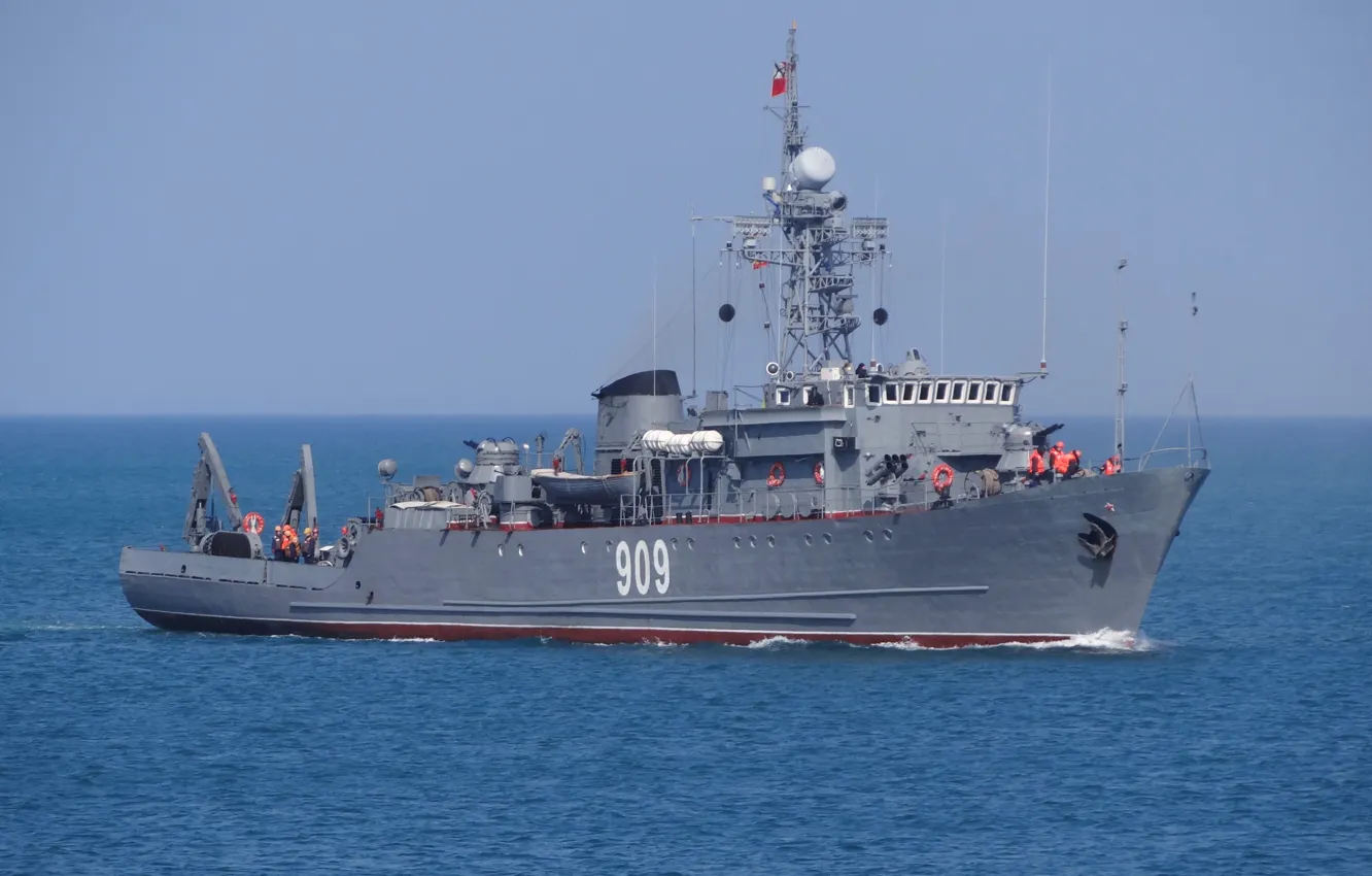 Фото обои ВМФ, морской, Черное море, тральщик, Вице Адмирал Жуков