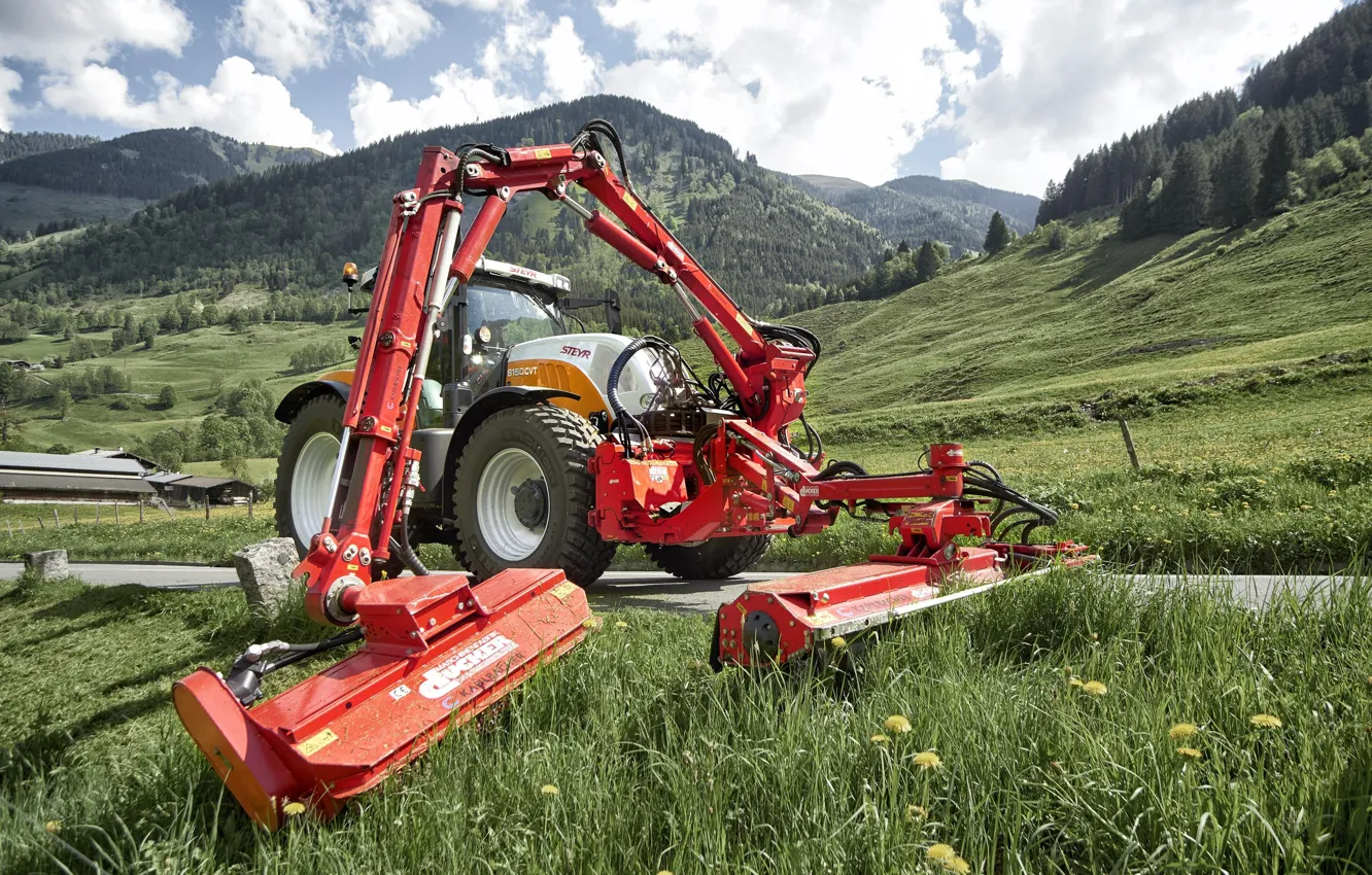 Фото обои трактор, Steyr, 6150CVT