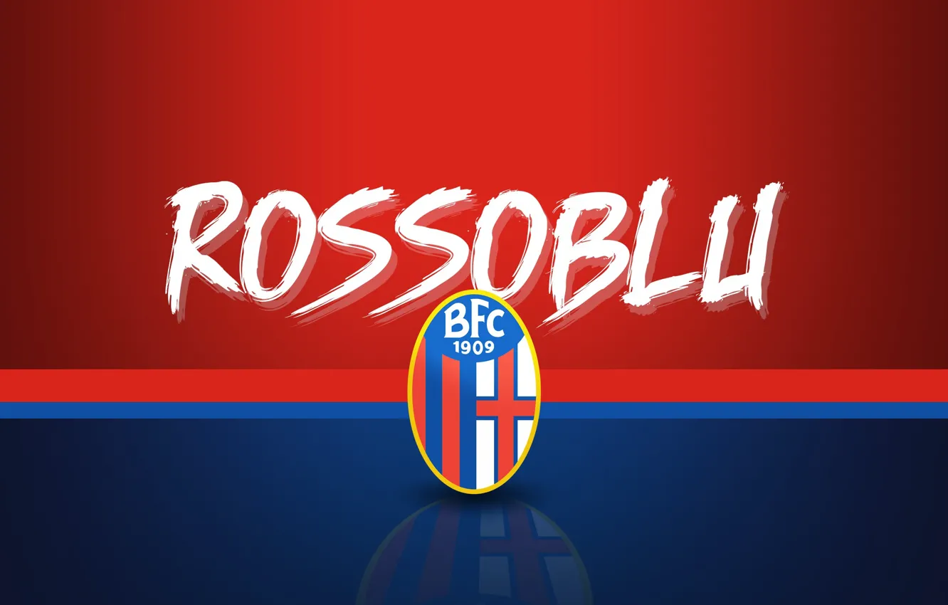 Фото обои wallpaper, sport, logo, football, Bologna, Serie A, Rossoblu