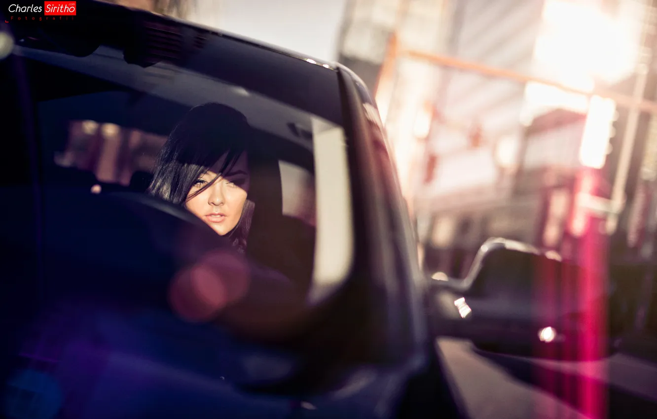 Фото обои девушка, Audi, girl, Charles Siritho