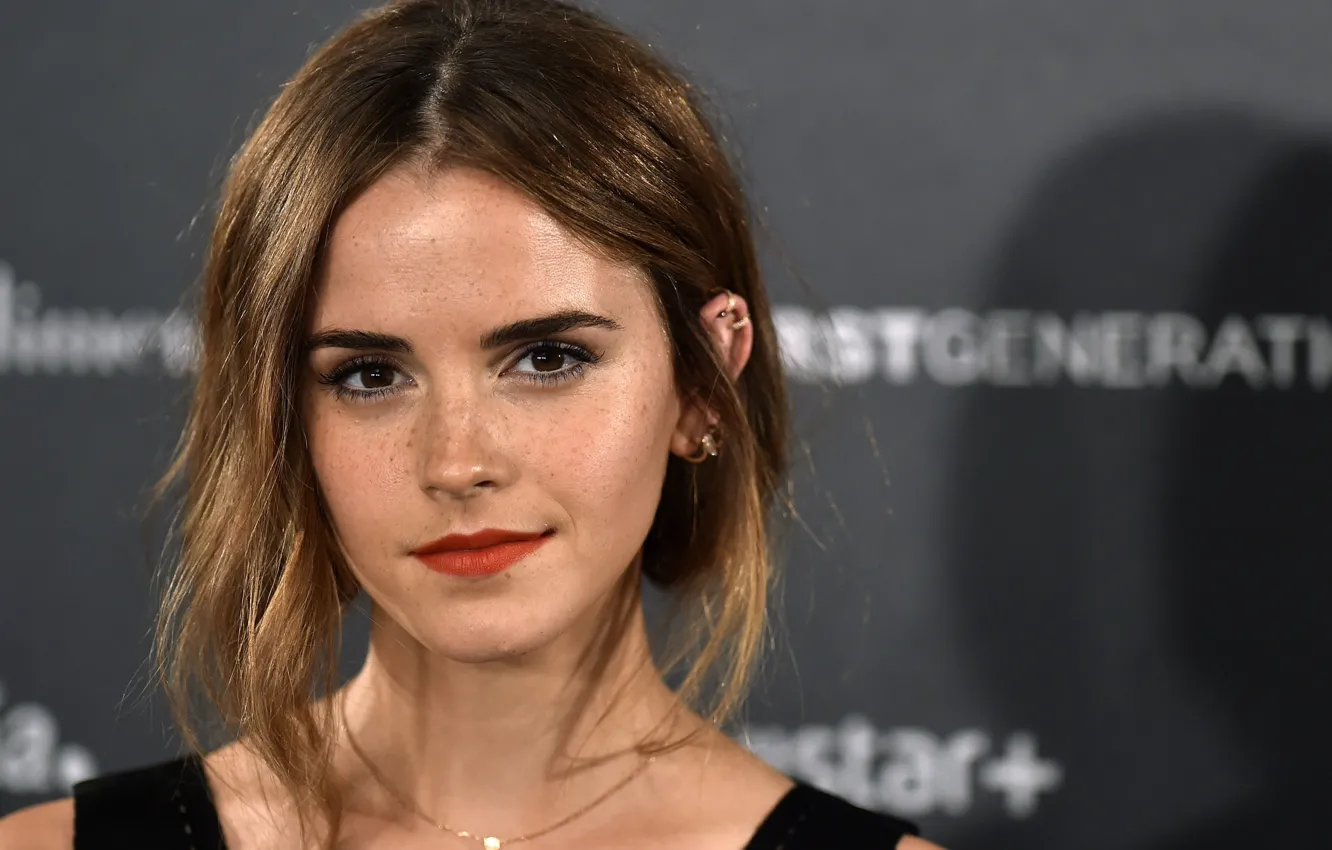 Фото обои макияж, актриса, Эмма Уотсон, Emma Watson, model, hair, фотомодель, actress