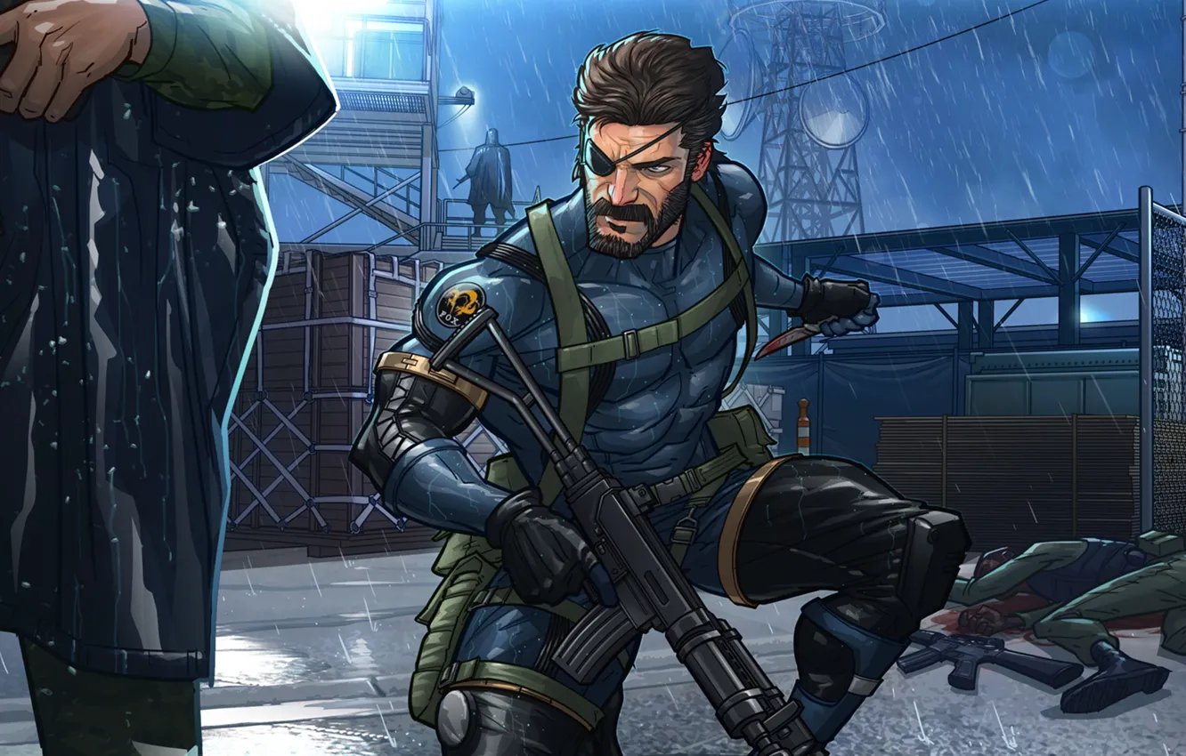 Фото обои Snake, MGS, Metal Gear Solid
