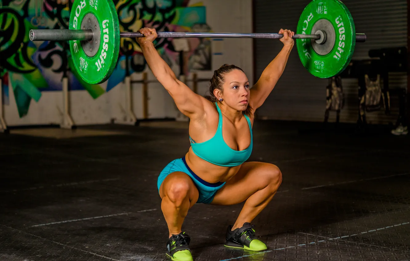 Фото обои legs, woman, muscles, gym, training, weight lifting