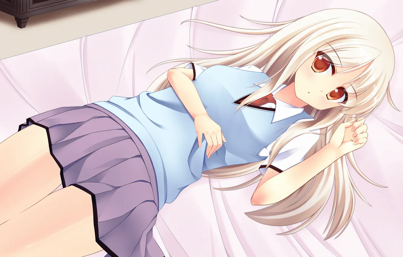 Фото обои Female, Single, Sakurasou no Pet na Kanojo, Shiina Mashiro, Blush