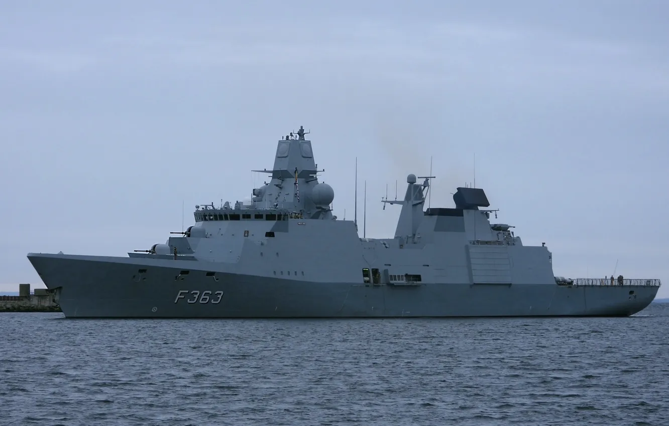Фото обои фрегат, 2025, ВМС Дании, HDMS Niels Juel