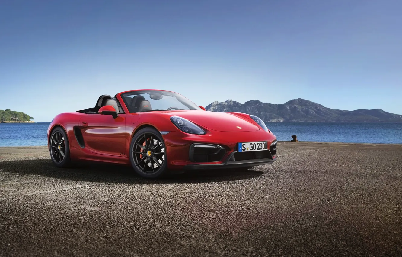 Фото обои car, машина, родстер, порше, hq wallpaper, Porsche Boxster GTS