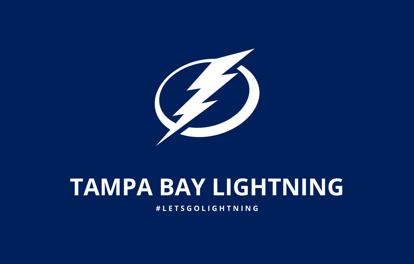 Фото обои логотип, НХЛ, хоккейный клуб, Tampa Bay Lightning, Тампа-Бэй Лайтнинг, Амали-арена