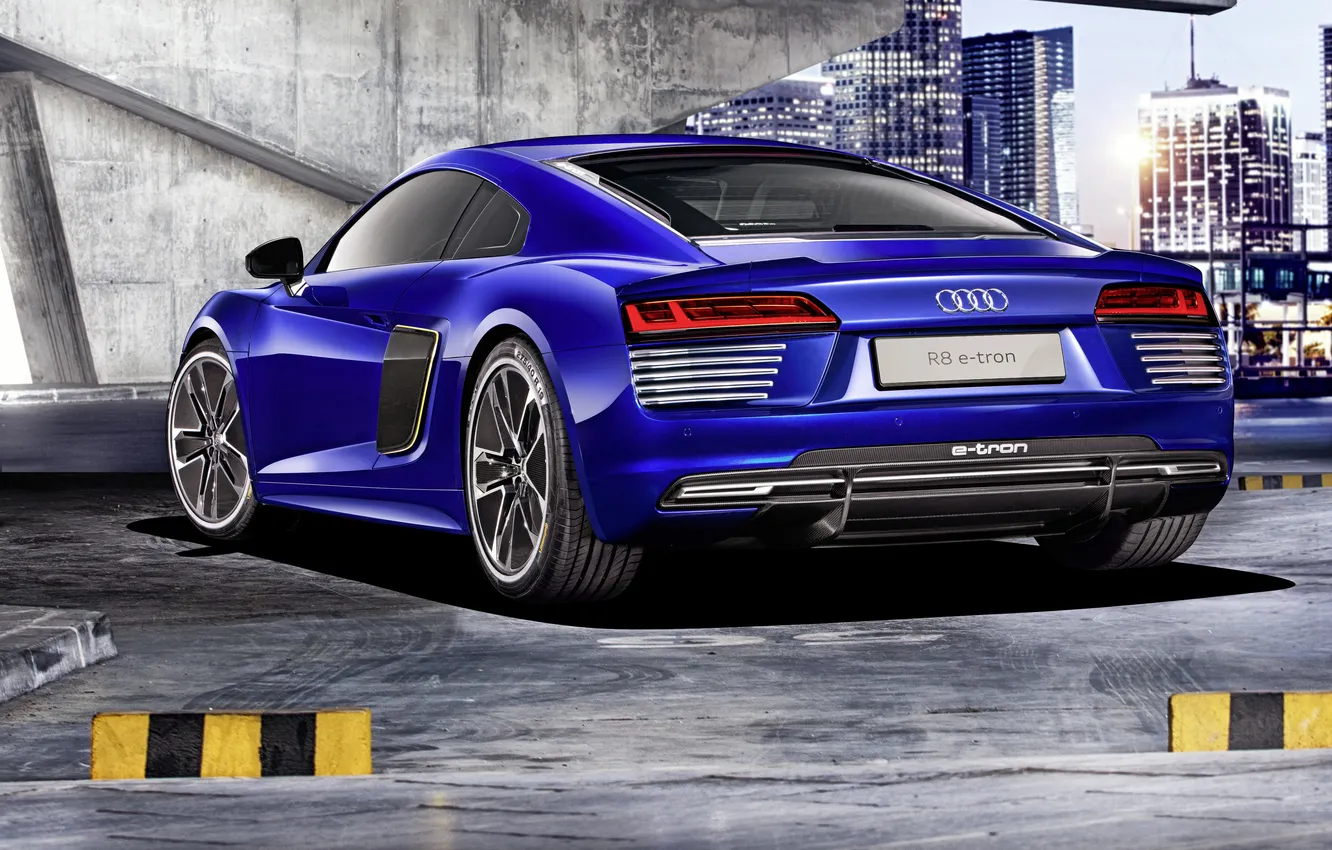 Фото обои Audi, ауди, concept, e-tron, 2015