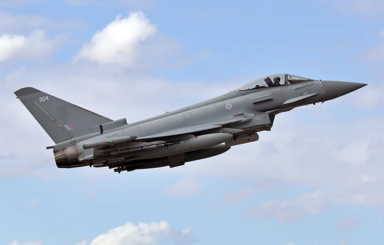 Фото обои FGR4, Eurofighter, истребитель, Typhoon, многоцелевой