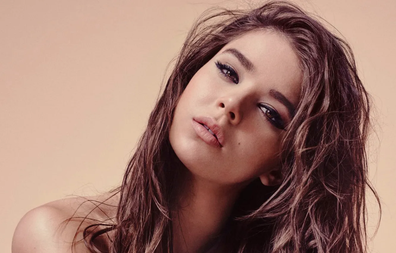 Фото обои взгляд, лицо, актриса, певица, Hailee Steinfeld, Хейли Стейнфелд