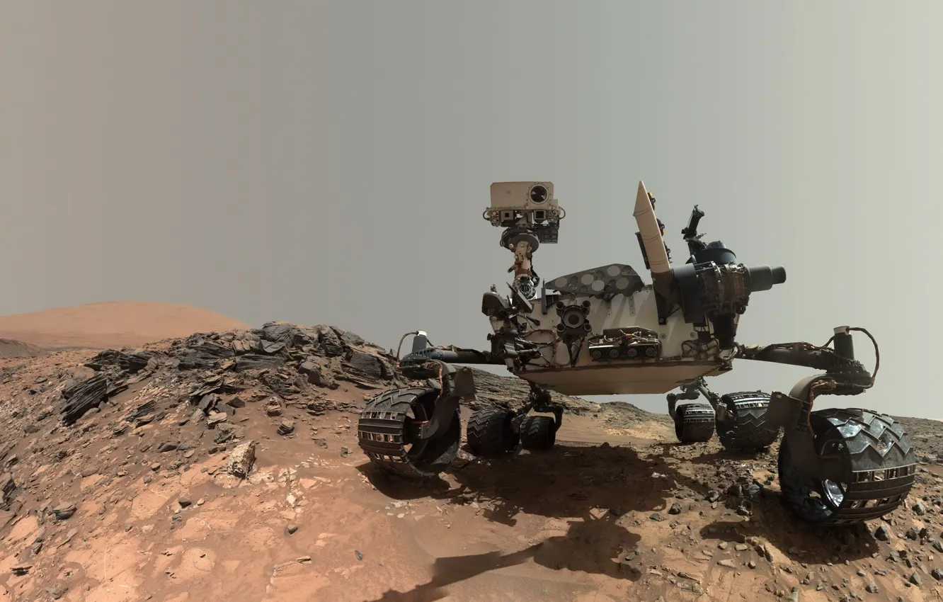 Фото обои Space, Mars, Curiosity