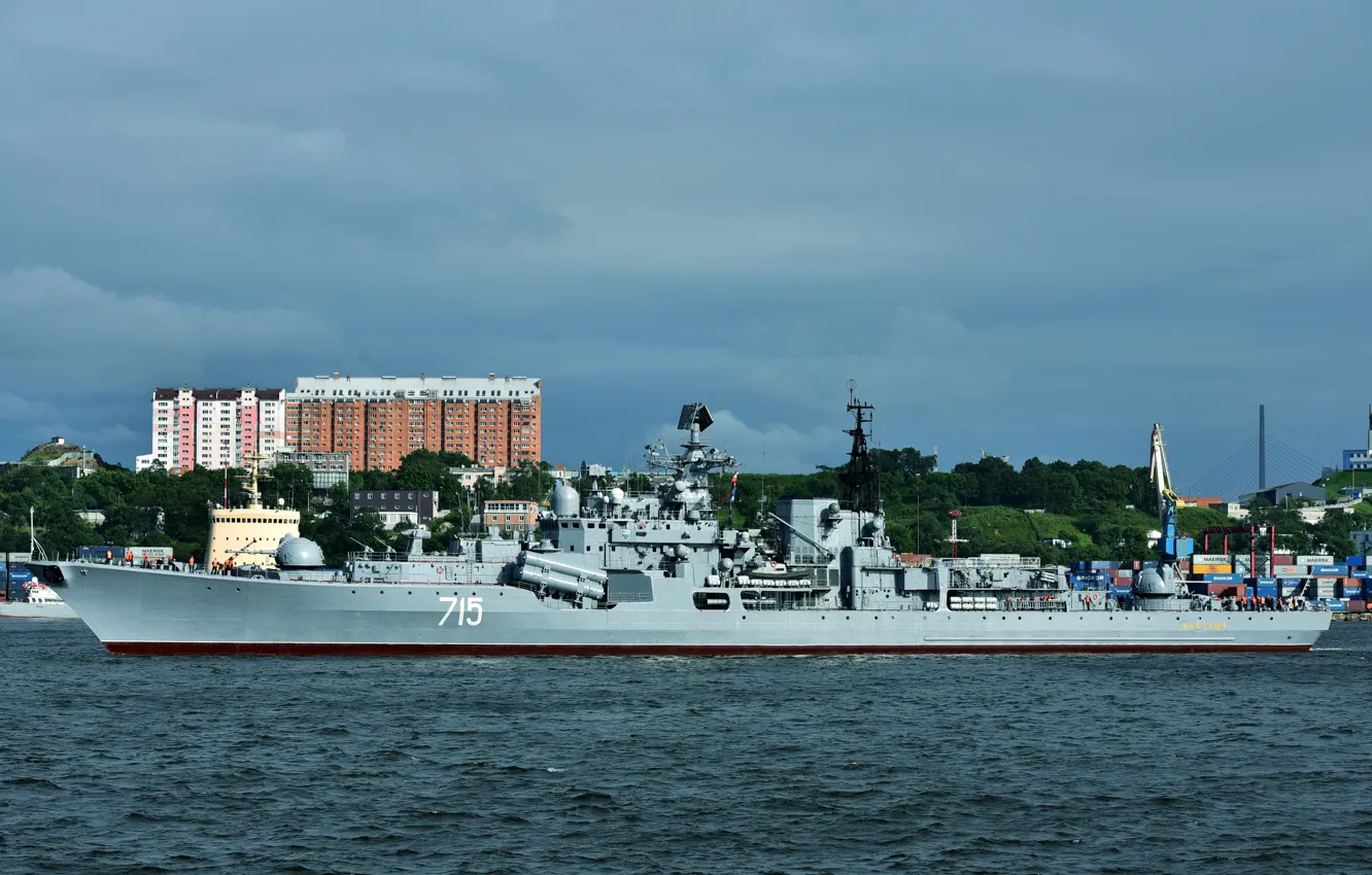 Фото обои вмф, быстрый, эскадренный, миноносец, проект 956
