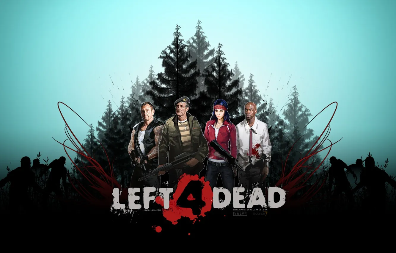 Фото обои банда, иГры, Left 4 Dead 2